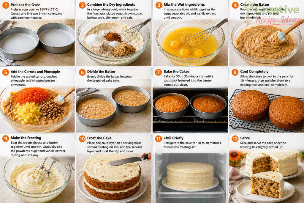 Hawaiian Carrot Pineapple Cake Recipe